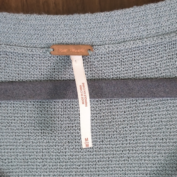 Free People Cozy Gray Knit Tunic - Picture 8 of 8